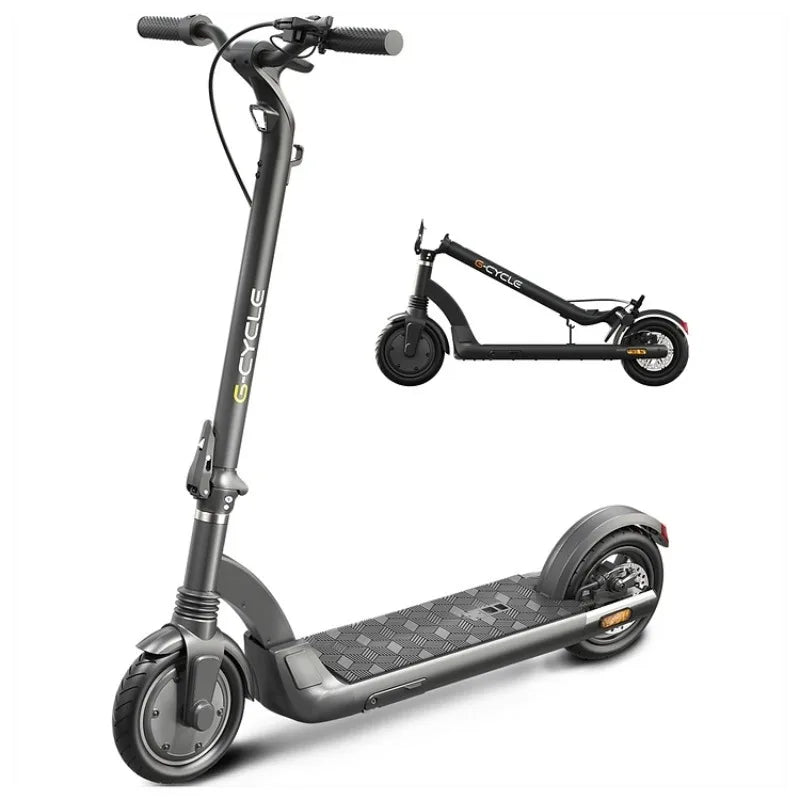 G-CYCLE Electric Scooter With 650W Motor, Folding Design And Dual Brakes