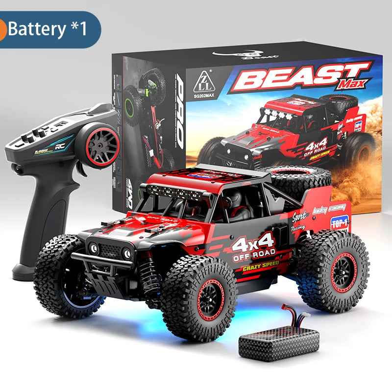 ZNLYRION Brushless 4WD Off Road Monster Truck With LED Lights