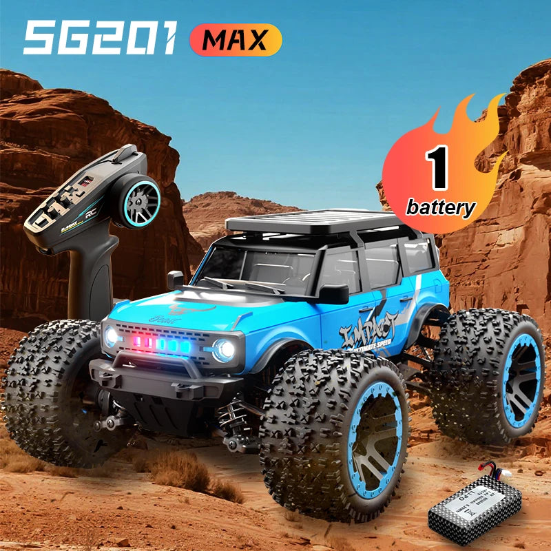 ZNLYRION 4WD Remote Control Off Road Truck With LED Lights