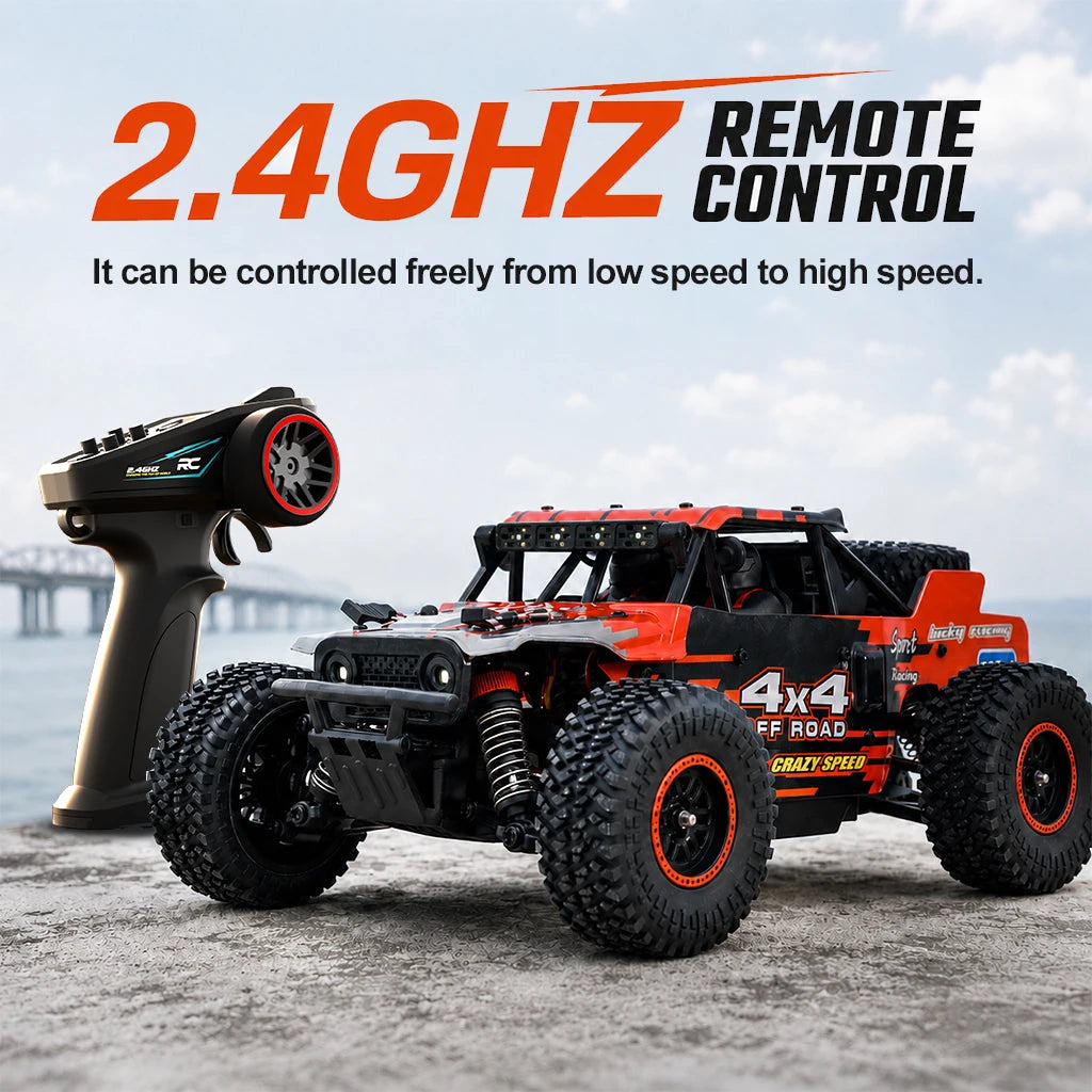 ZNLYRION Brushless 4WD Off Road Monster Truck With LED Lights