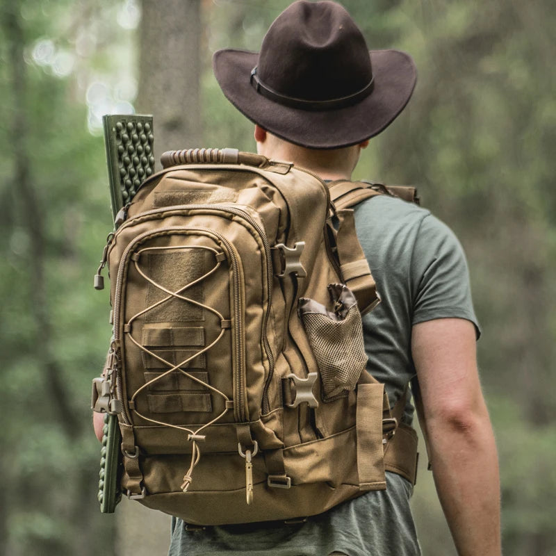 LQARMY Outdoor Backpack for Hiking Camping and Travel