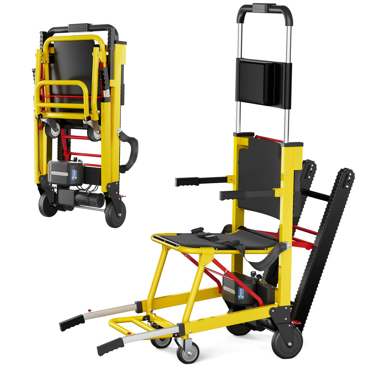 Motorized Track Stair Climbing Wheelchair Lift With Safety Belt