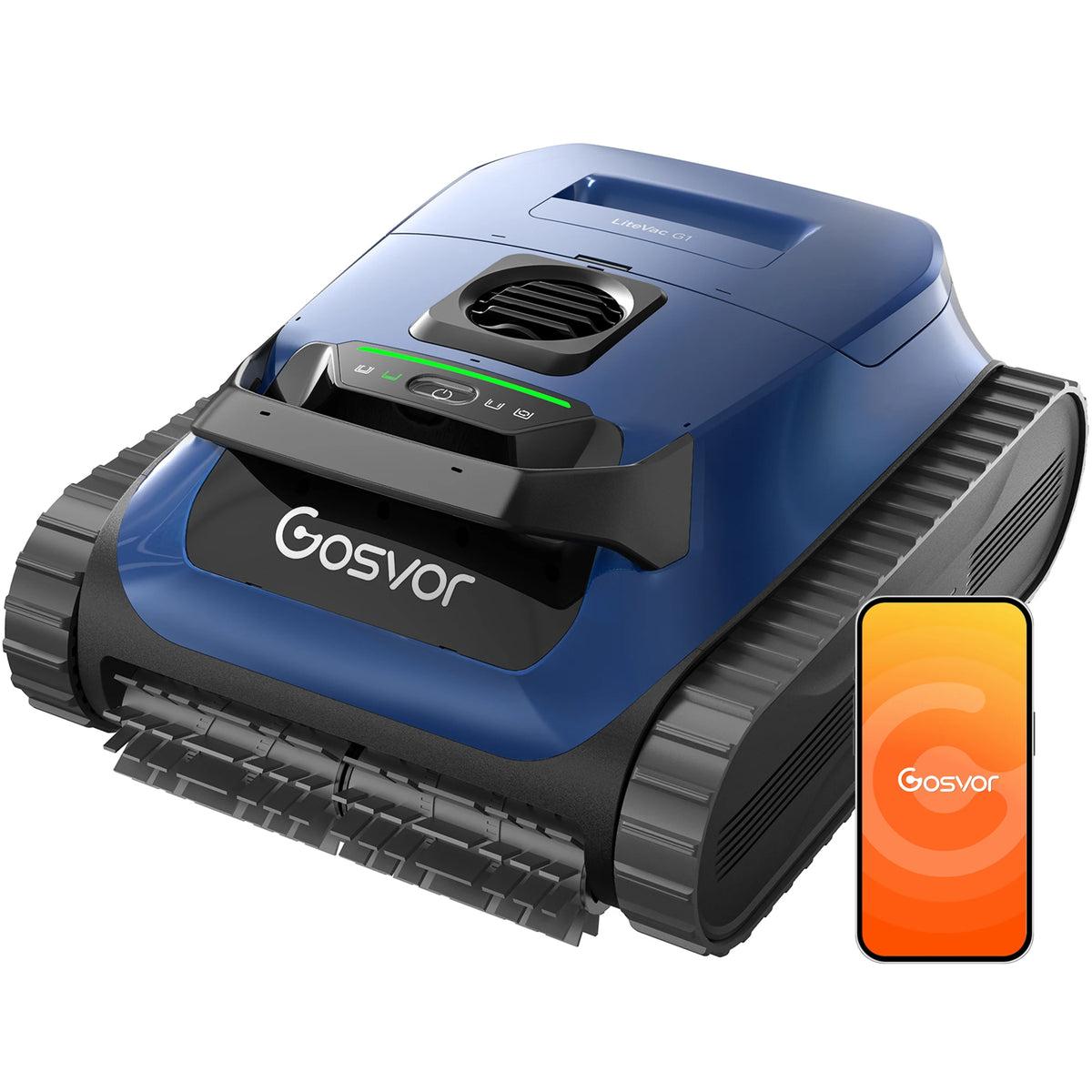 GOSVOR LiteVac G1 Robotic Pool Vacuum With Wall Cleaning