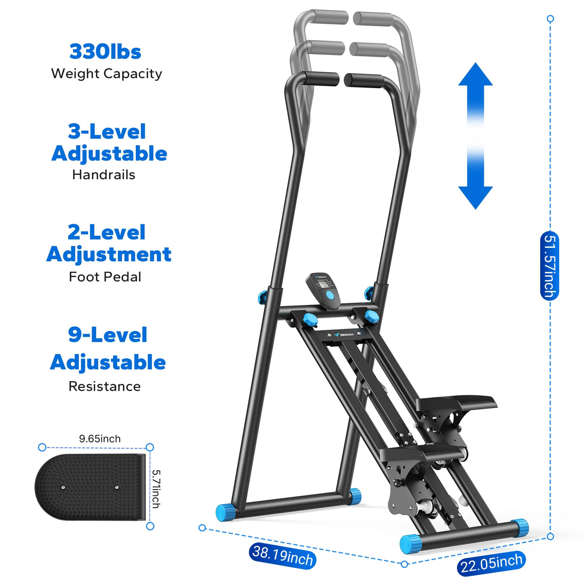 MERACH Stair Stepper For Home Gym Full Body Cardio Workout