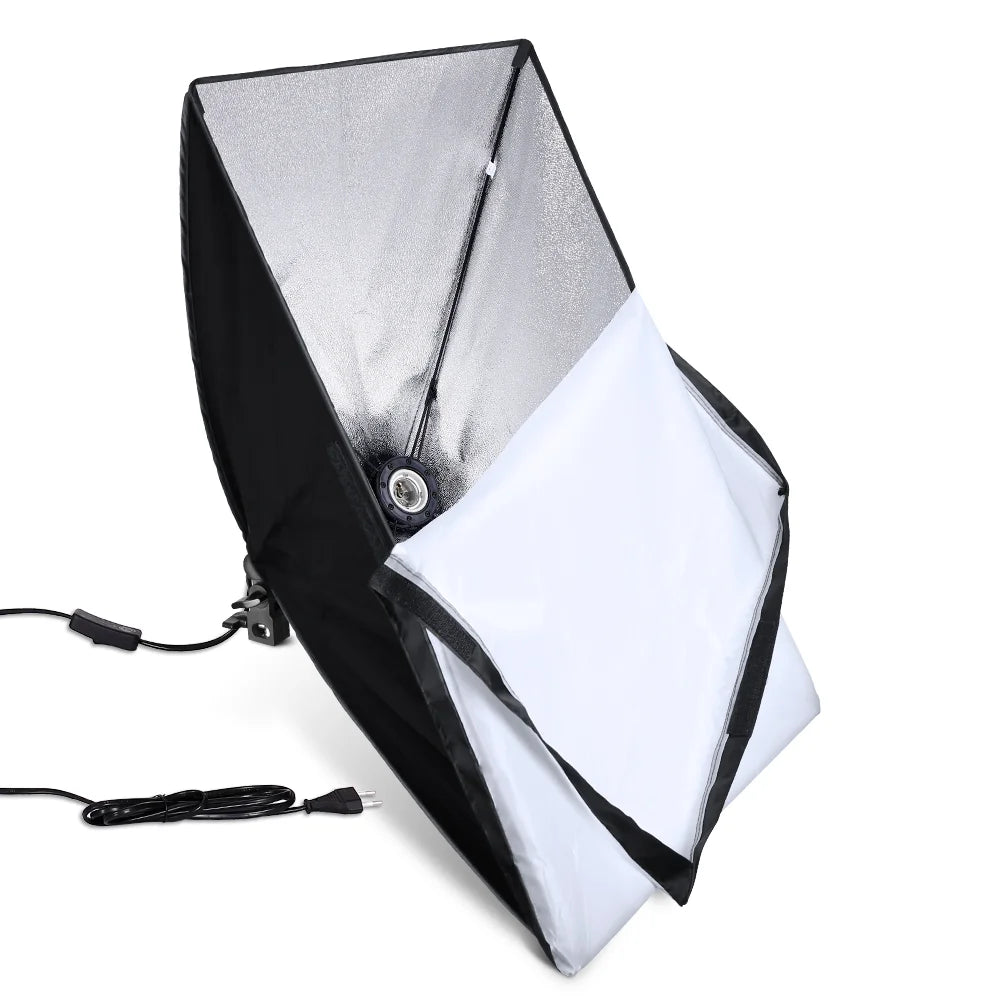 SH Professional Photography Softbox Lighting Kit for Studio Portraits