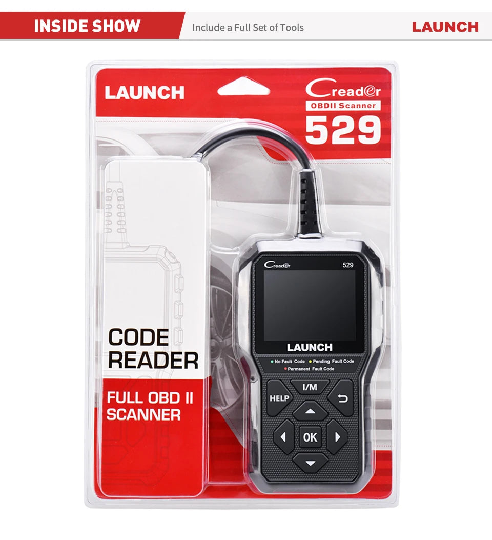 LAUNCH Creader 529 OBD2 Automotive Diagnostic Code Reader