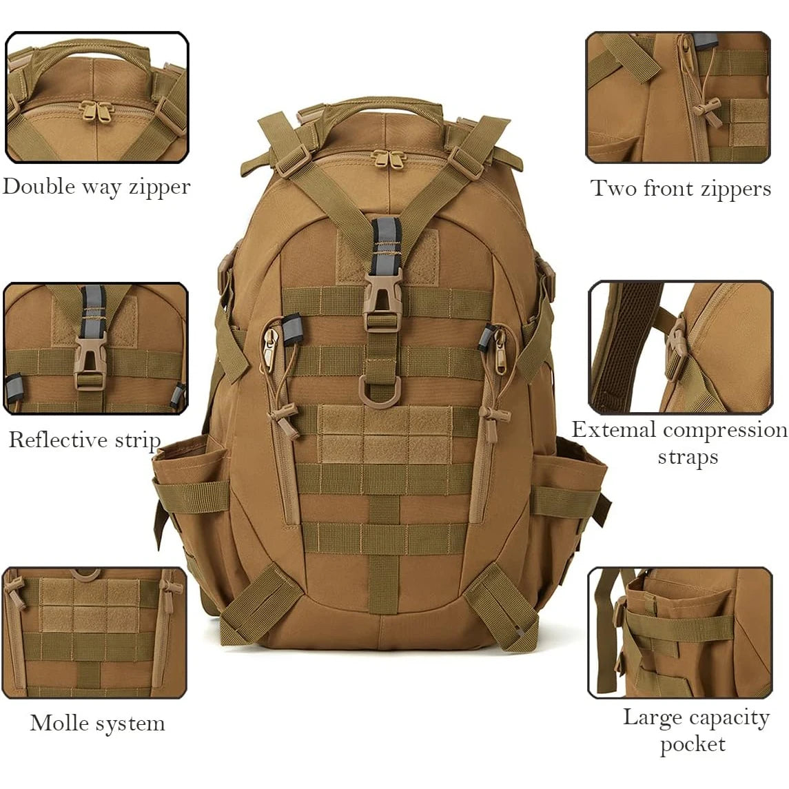 ReFire Gear Hunting Backpack With MOLLE For Outdoor Adventures