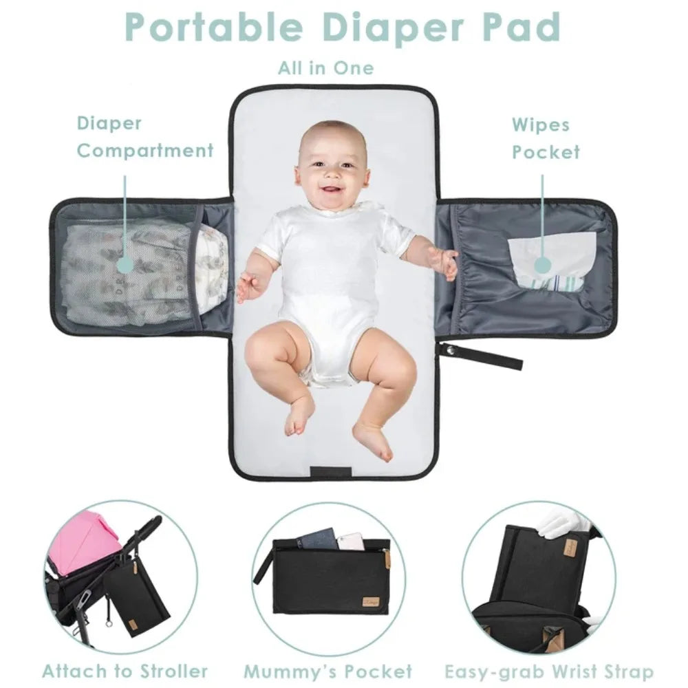 Kabaqoo Diaper Backpack With Changing Pad And Pacifier Case