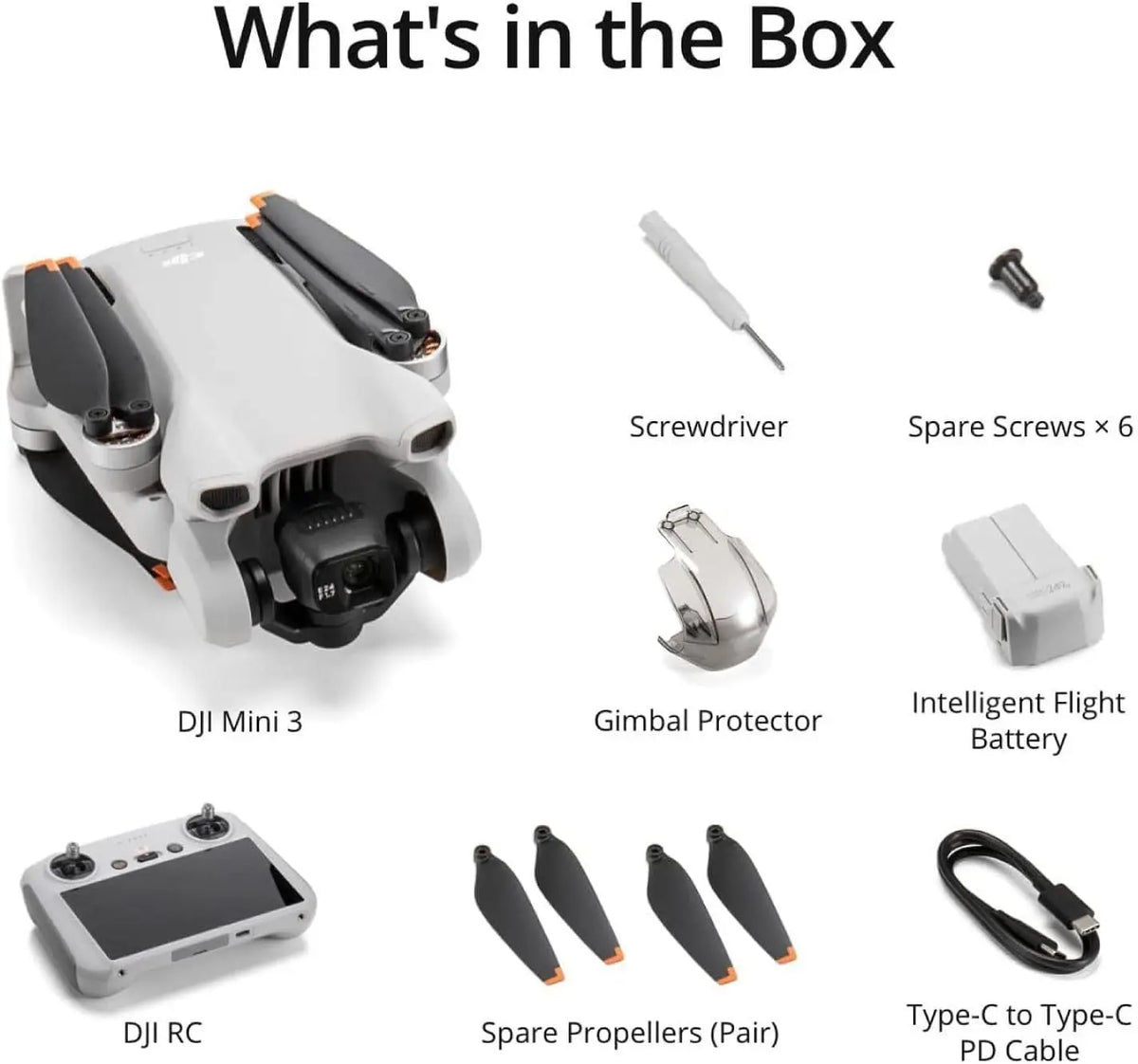 DJI Mini 3 4K Camera Drone With Gimbal Stabilization