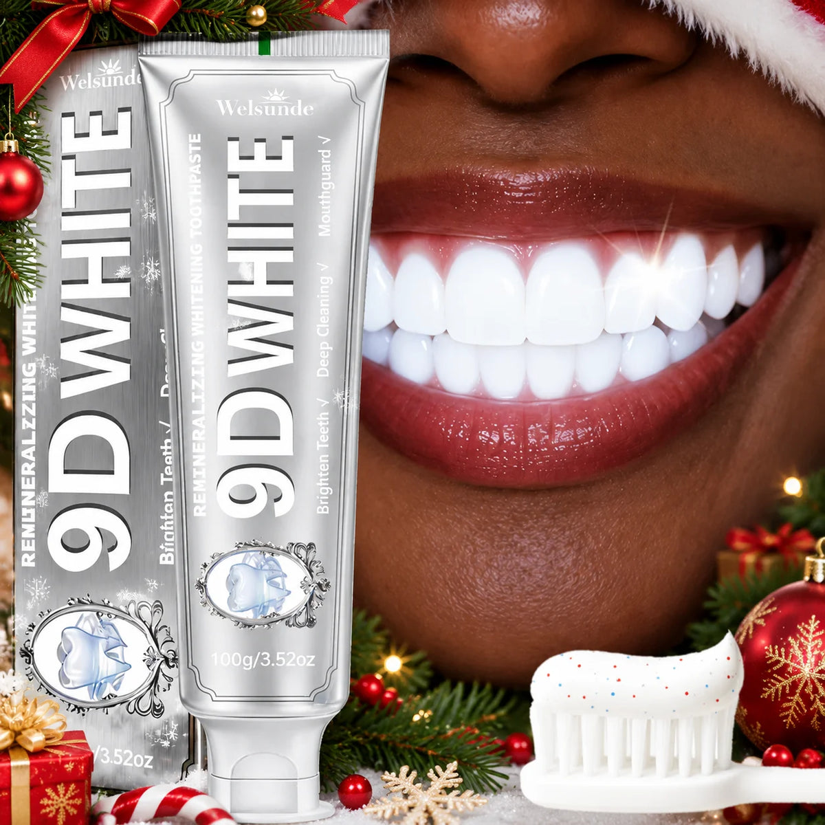 Welsunde Hydroxyapatite Whitening Toothpaste For Enamel And Fresh Breath