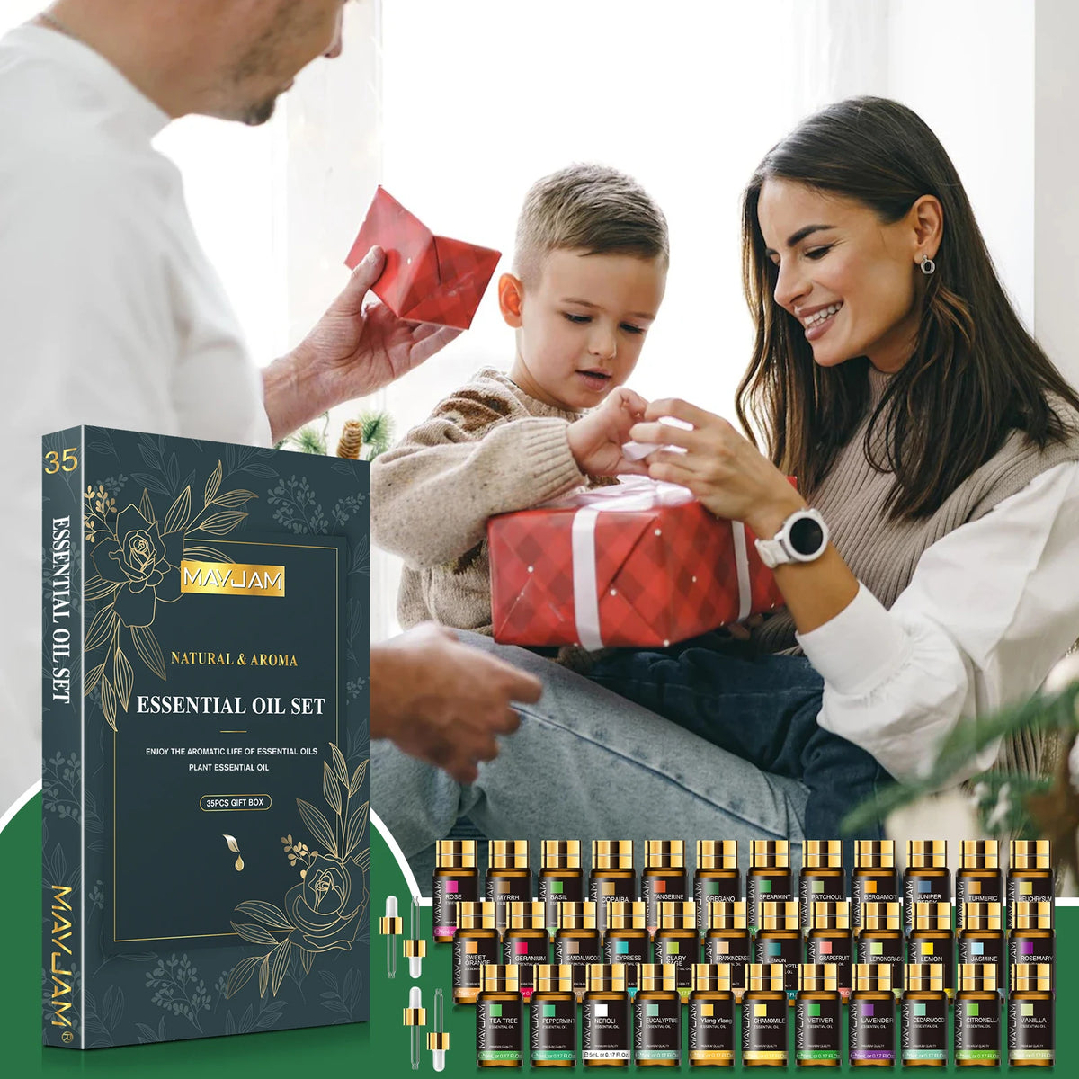 MAYJAM Essential Oils Gift Set for Aromatherapy and Home Fragrance