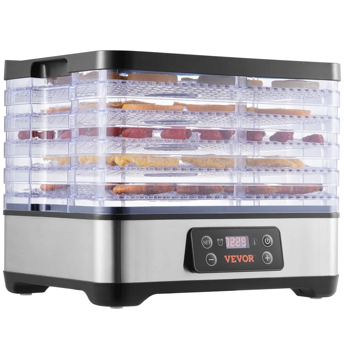 VEVOR Food Dehydrator With Digital Timer And Temperature Control