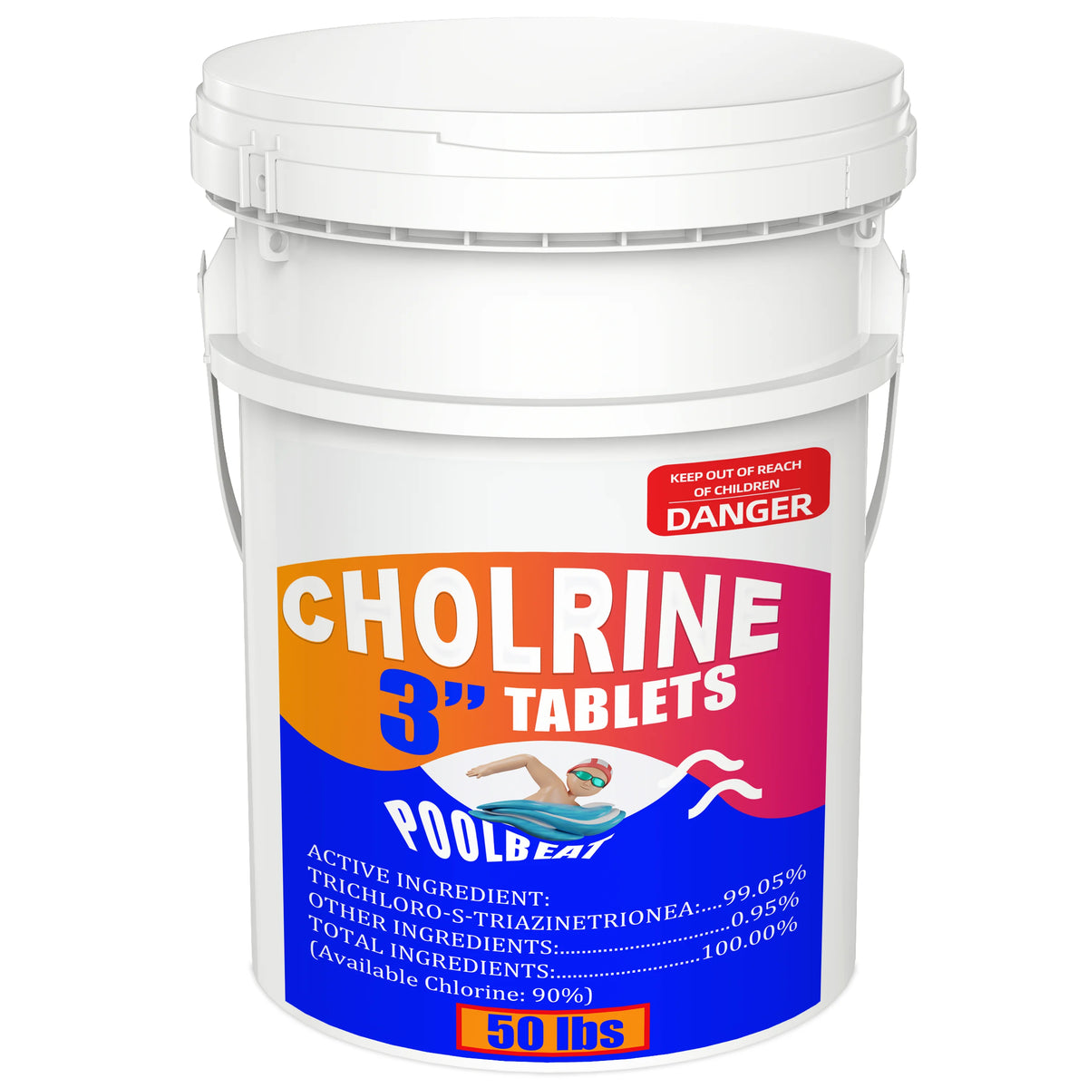 Slow Dissolving Stabilized Chlorine Tablets for Pools and Spas