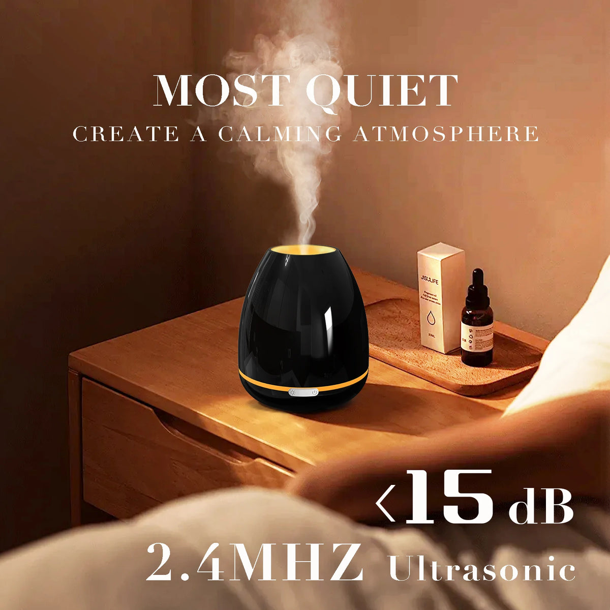 Fashome Ultrasonic Aromatherapy Diffuser With Cool Mist Humidifier