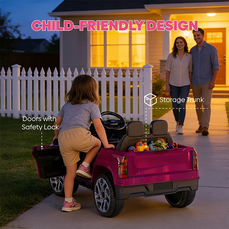 Chevrolet Silverado Trail Boss 24V Two-Seater Kids Ride-On Truck