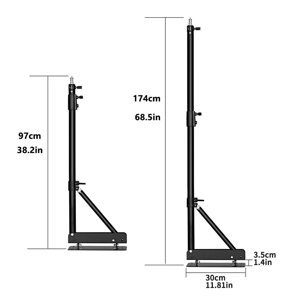 SH Photography Wall Mount Arm Bracket for Studio Lighting