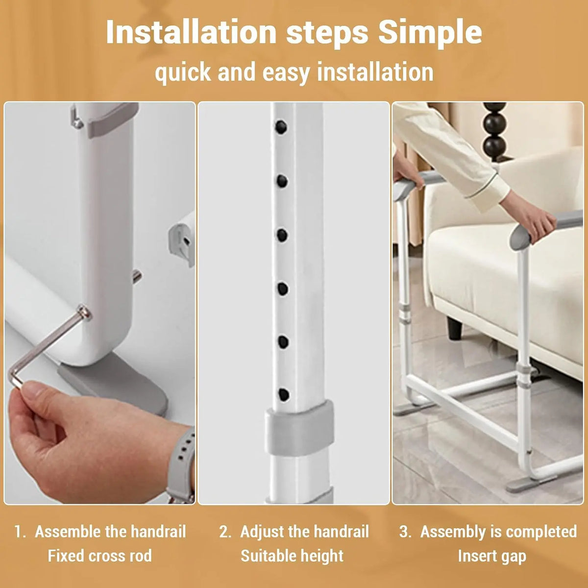 Sofa Stand Assist Rail for Elderly and Mobility Support