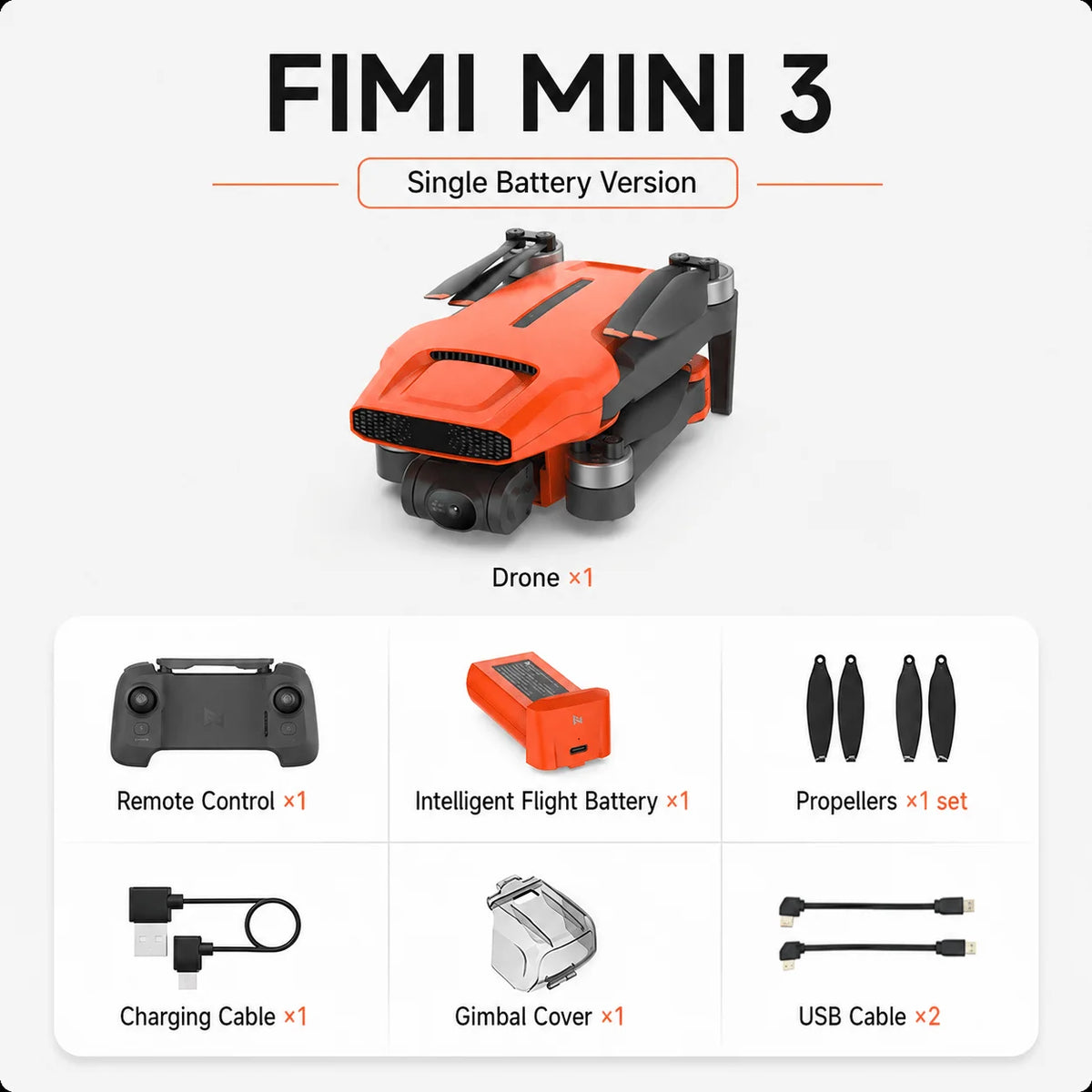 EVANOVM Mini 3 GPS Drone With 4K Camera And Gimbal