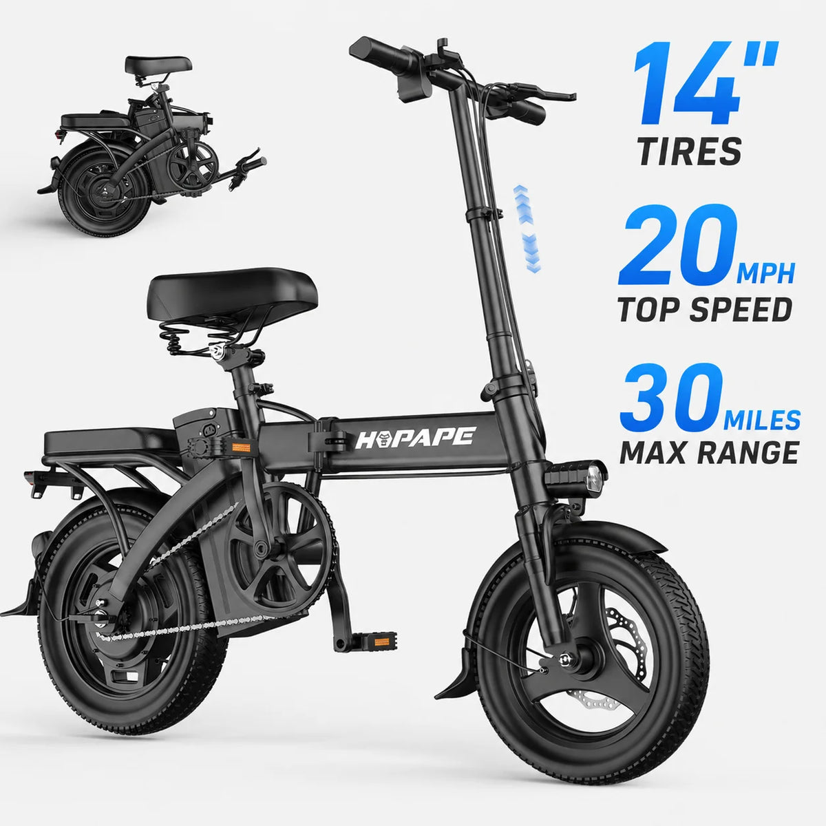 1000W Fat Tire Electric Bike With 48V 20Ah Battery