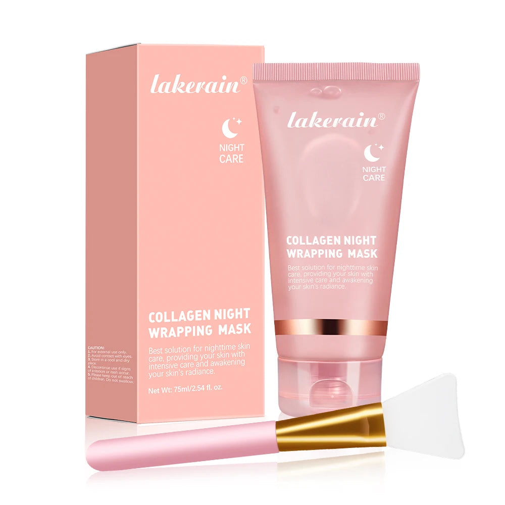 Ibcccndc Collagen Overnight Wrapping Peel Off Facial Mask for Hydration