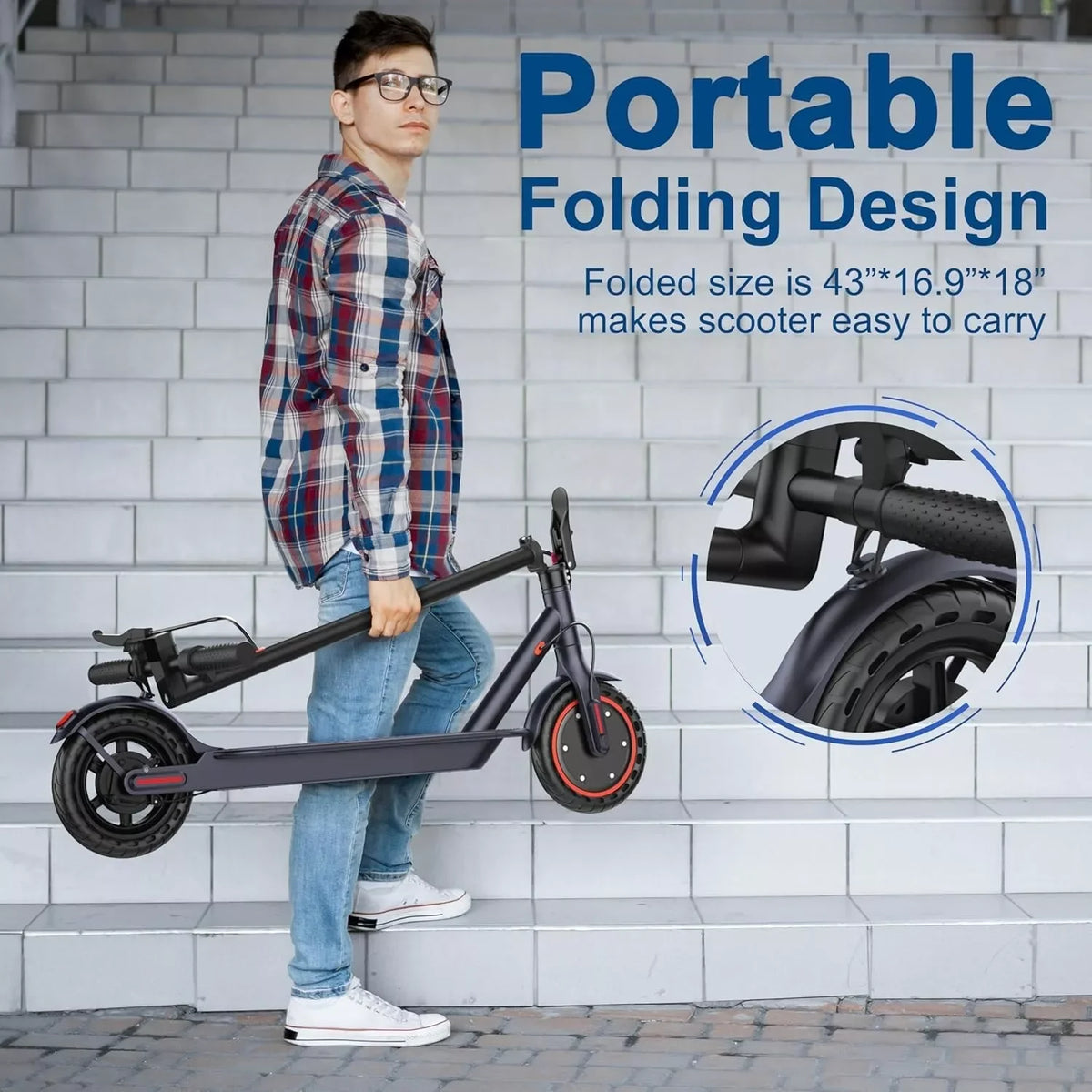 Ladped AOVOPRO LP60 Folding Electric Scooter With 350W Motor