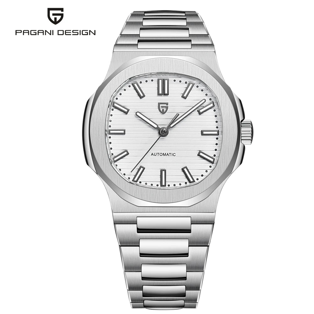 PAGANI DESIGN Automatic Mechanical Mens Sapphire Crystal Waterproof Watch