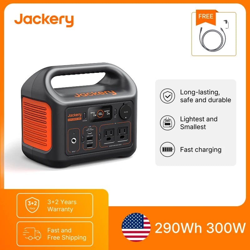 Jackery Explorer 300 Portable Power Station for Camping and Travel