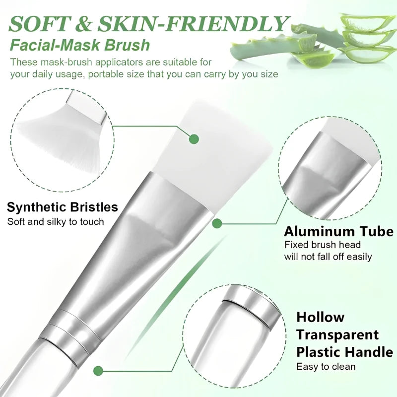 HMQ Beauty Facial Mask Applicator Brushes for Skincare and Spa</|vq_actor_true|>