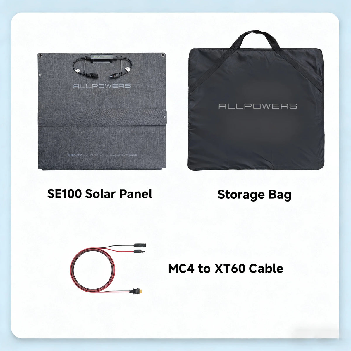 ALLPOWERS Foldable Monocrystalline Solar Panel for Outdoor Power Stations