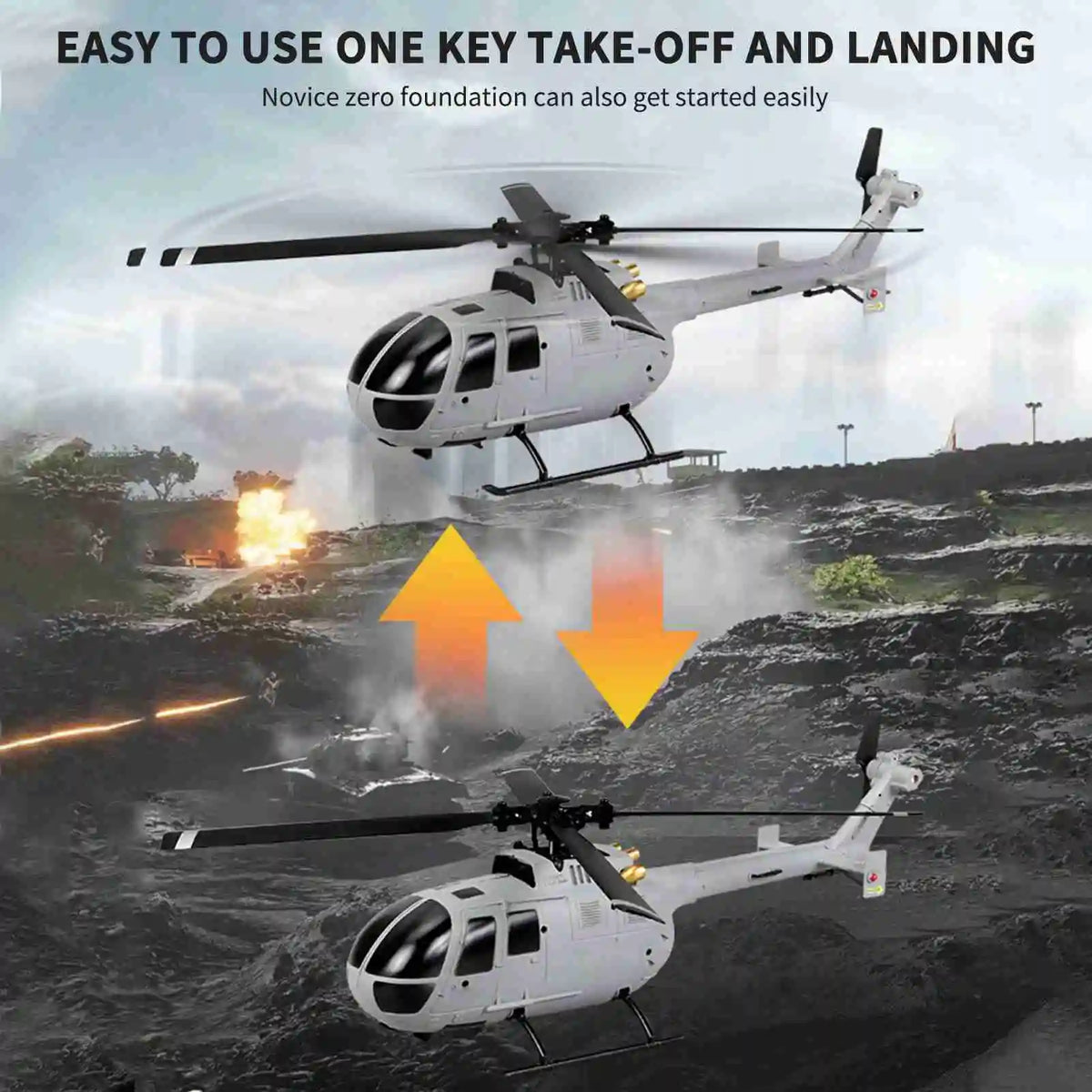 WLtoys RC Helicopter Six Axis Gyro Stabilization Altitude Hold