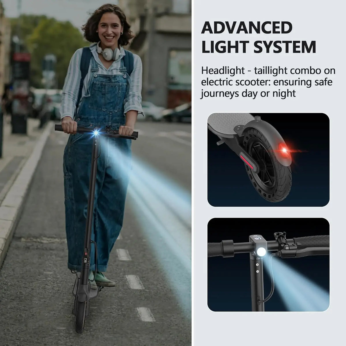 LADPED 350W Folding Electric Scooter With 16 Mile Range
