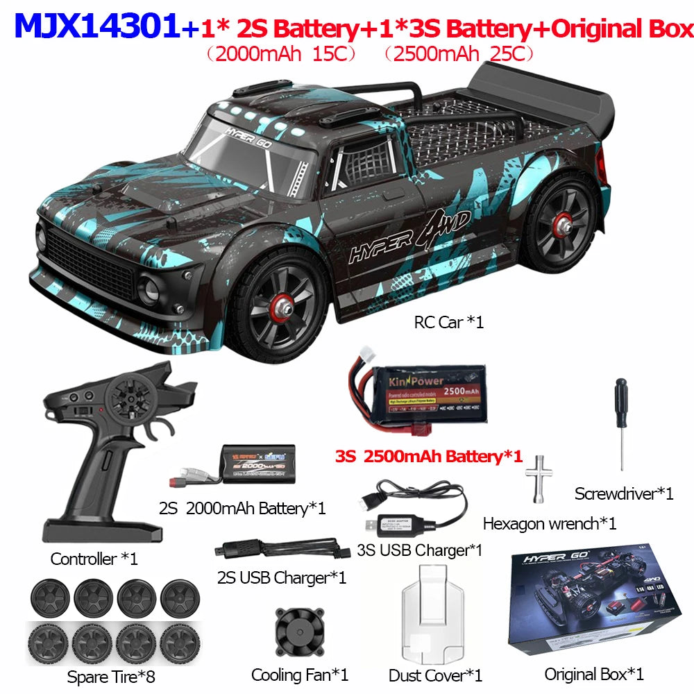 Jyscend MJX Brushless 4WD Off Road Remote Control Car