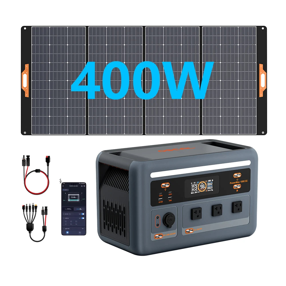 OSCAL PowerMax Portable Power Station With LiFePO4 Battery And UPS