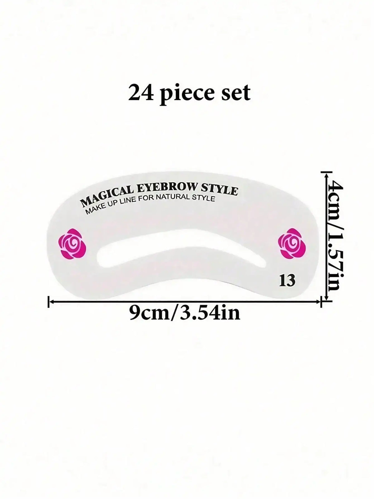 Eyebrow Shaping Stencil Kit For Precise Makeup Application