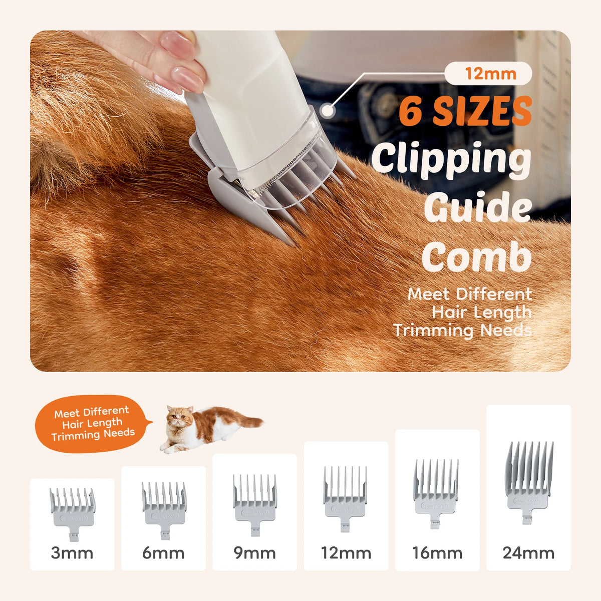 JHK Professional Pet Grooming Vacuum Kit With Clippers