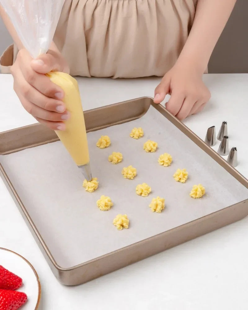 Nifogo Cake Decorating Set With Piping Bags And Frosting Tips
