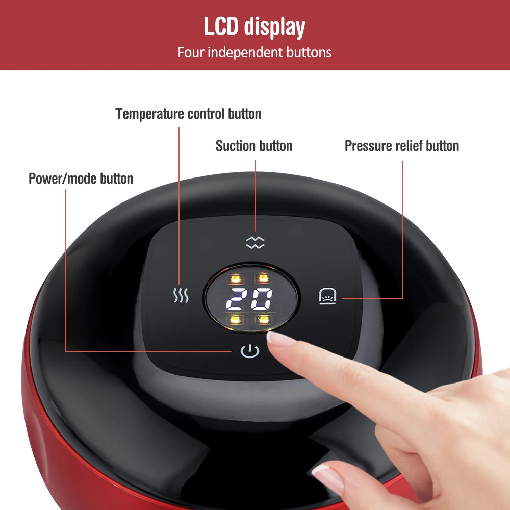 Hailicare Electric Cupping Massager for Body Vacuum Suction Therapy