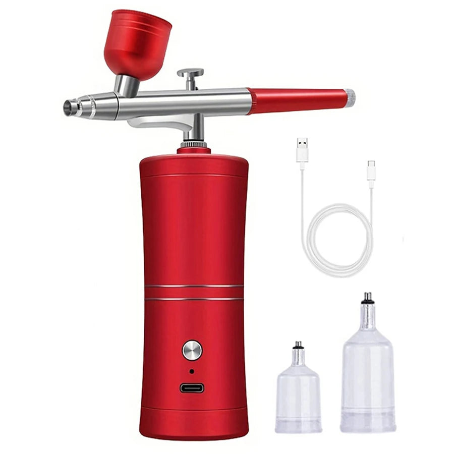Portable Cordless Airbrush Kit With Rechargeable Compressor For Painting