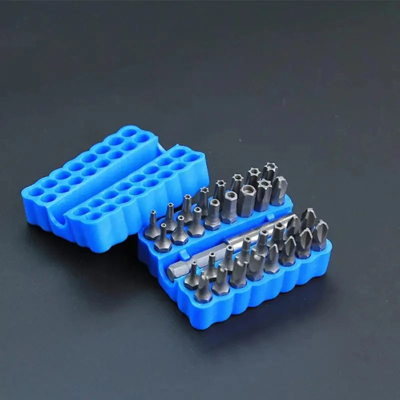 Security Screwdriver Bit Set With Magnetic Extension Holder