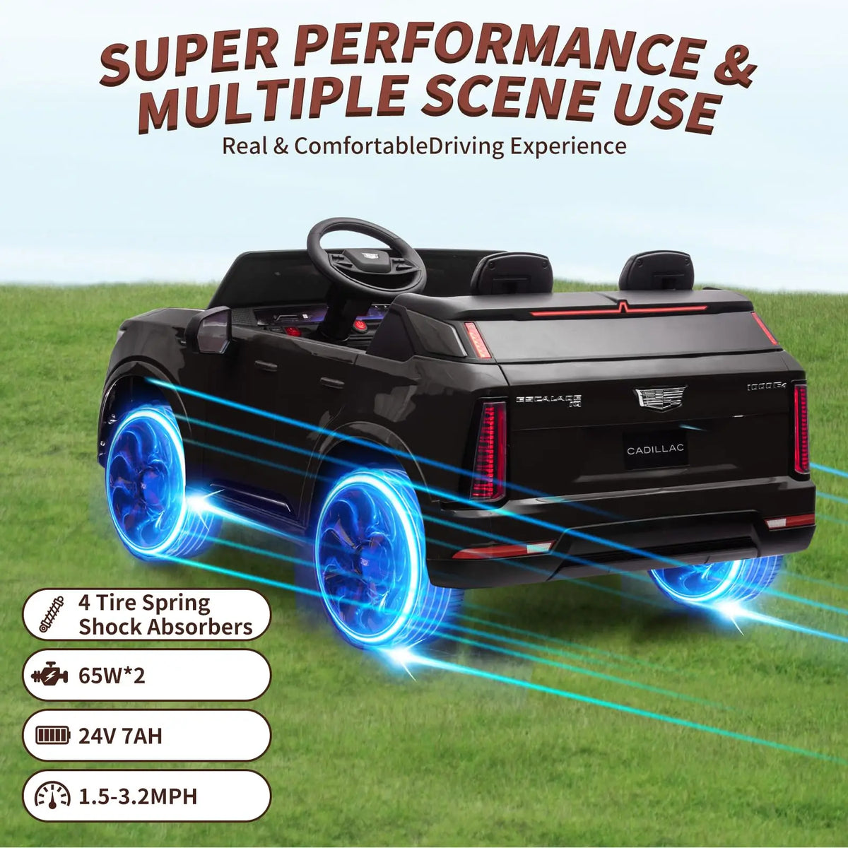 HiMISS Two Seat Kids Ride On Car With Remote Control