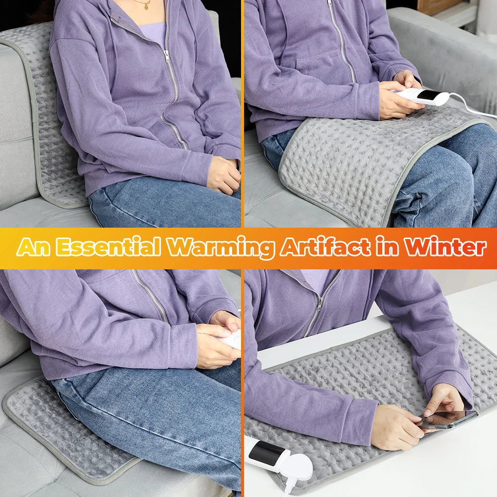 Hailicare Electric Heating Pad for Body Warmth and Relaxation