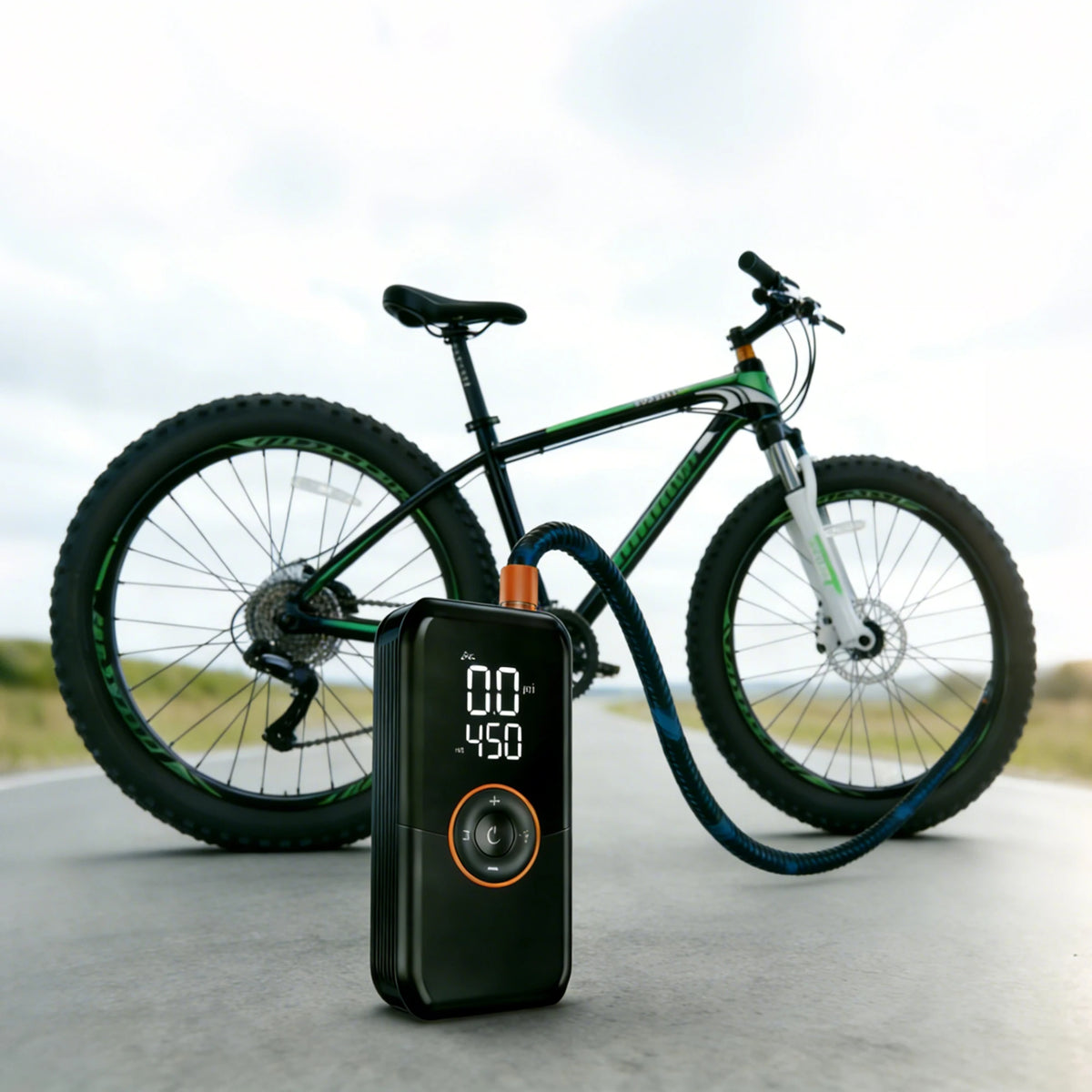 Portable Cordless Tire Inflator Air Compressor With Auto Shut Off