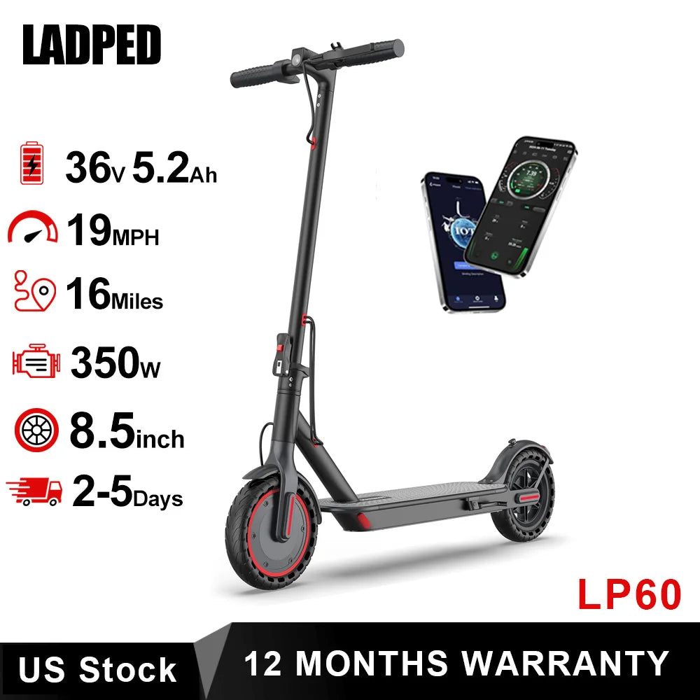 Ladped AOVOPRO LP60 Folding Electric Scooter With 350W Motor