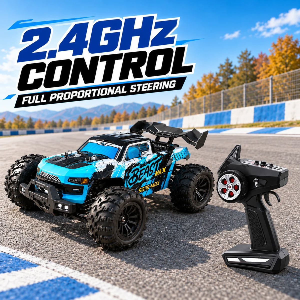 ZNLYRION SG116MAX PRO 4WD Offroad RC Buggy With Metal Gears