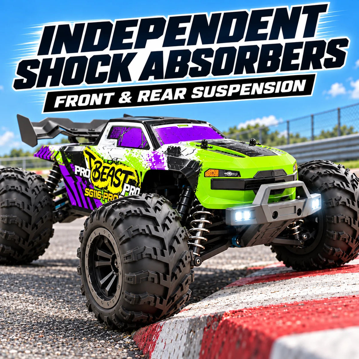 ZNLYRION SG116MAX PRO 4WD Offroad RC Buggy With Metal Gears