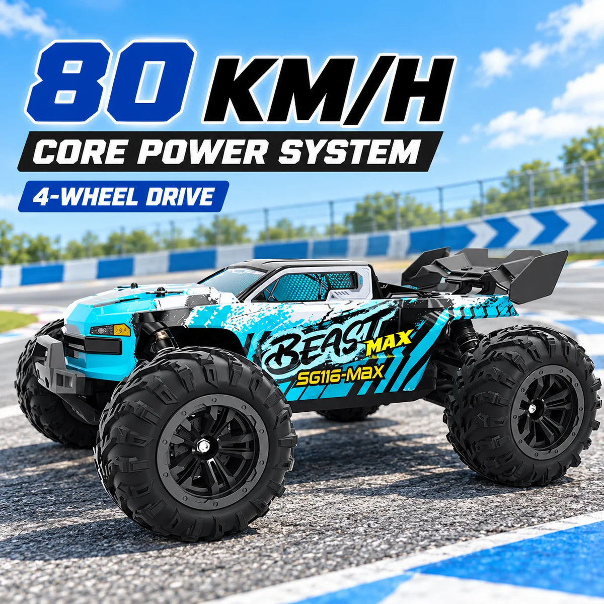 ZNLYRION SG116MAX PRO 4WD Offroad RC Buggy With Metal Gears