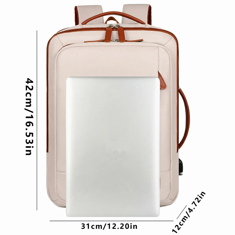 OGEHUAFEE Expandable Travel Laptop Backpack With Storage Bags