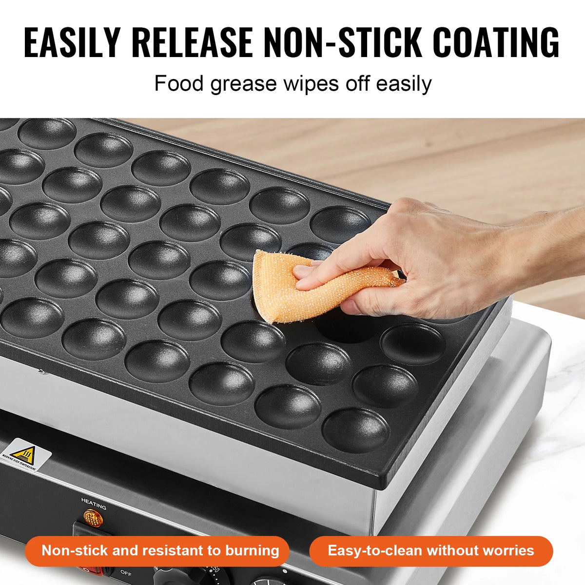 SucceBuy Commercial Dorayaki And Waffle Maker With Dual Temperature Control