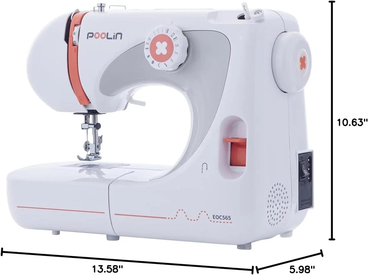 POOLIN EOC565 Computerized Sewing Machine With 27 Stitch Applications