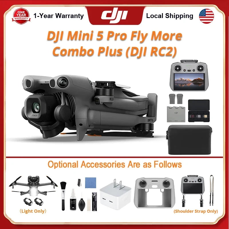 DJI Mini 5 Pro Fly More Combo Obstacle Sensing Drone